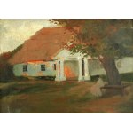 Zofia ALBINOWSKA (1886-1972), Przed dworkiem (517)