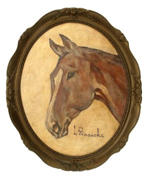 Leszek PIASECKI (1928-1990), Głowa konia (522)