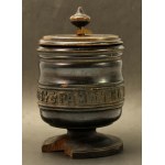 MEMORIAL FROM THE 1894 EXHIBITION Lviv. Wooden container (708)