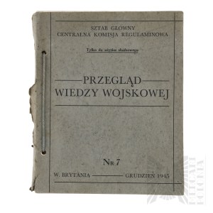 PSZnZ Military Knowledge Review Great Britain December 1945