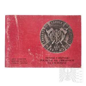 PSZnZ/PRL Book  Badges and Insignia of the Polish Armed Forces in the West Part I Dembiniok Józef, Szczech Bernard, Urbański Andrzej 1984