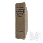 Third Reich Book "Nationalsozialistisches Handbuch für Recht und Gesetz" Hans Frank 1935