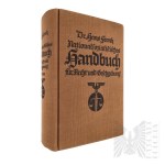 III Rzesza Ksiązka „Nationalsozialistisches Handbuch für Recht und Gesetz” Hans Frank 1935