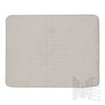 Nineteenth Century Mourning Hourglass of Albina Romashkanova Died in Stanislawow-The Second Half of the Nineteenth Century-Printed by E. Winiarz