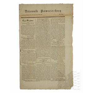 Gazzetta del XIX secolo 1834 Anno Numero 201