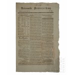 Gazzetta del XIX secolo 1834 Anno Numero 201