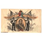 II RP Patriotic Telegram "National and Benevolent Purpose" General Jan Henryk Dabrowski - Polish Legions in Italy - Poznań