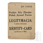 PSZnZ Legitimation of Former Prisoner of War Border Protection Corps