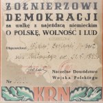 PRL Diploma to a Soldier of Democracy.