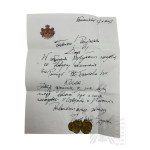 III RP Letter with Herb Sapieha - Vancover 2017