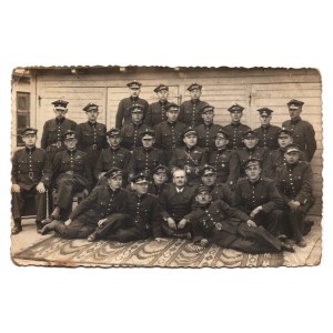 II RP - Photograph of Unknown Clerical Service in Uniform - Rogatywki, Curious Eagles - Silesian Insurgents?