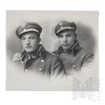 II RP Studio Photography Two Cavalrymen Early Polish Army.