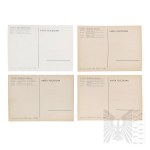 PRL Large Set of Postcards Destroyed Warsaw
