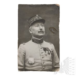 Frankreich Foto eines mit der Ehrenlegion ausgezeichneten französischen Offiziers