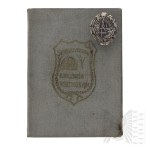 II RP Badge of the Association of Former Political Prisoners with Legitimation - Franciszek Pasich Sosnowiec