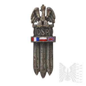 PSZnZ DSP Badge of the 2nd Infantry Rifle Division (Switzerland).