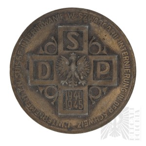 PSZnZ Polish Commemorative Medal of the 2nd Infantry Rifle Division in Switzerland.