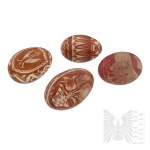 PSZnZ Set of Four Patriotic Easter Eggs