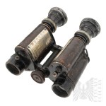 WWI/France French Military Binoculars with Distance Tables.