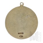 [SILVER 875] Medal of the Third Latvian Olympic Games, Riga 1923.