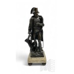 19th Century - Figure of Napoleon Bonaparte with Cannon - Bronze.