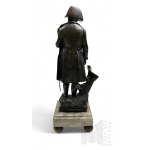 19th Century - Figure of Napoleon Bonaparte with Cannon - Bronze.