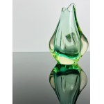Miloslav Klinger (1922 - 1999), Uranium Glass Vase - Železný Brod Glassworks