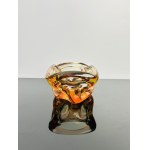 Kunstglasschale, Tschechoslowakei Heißgeformtes Glas, 1960er-1970er Jahre