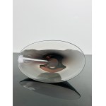 Miloslav Klinger (1922 - 1999), Topaz Glass Bowl, Železný Brod Glassworks, 1960s SET#2