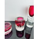 Jaroslav Svoboda (1937), Rare set of Vases and Jardiniere, Škrdlovice Glassworks, Year 1974, Pattern 7425
