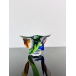 František Zemek (1913 - 1960), Massive Art Glass Bowl, František Zemek, Rhapsody Collection, Mstišov Glassworks, 1958, Pattern 53018/34