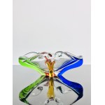 František Zemek (1913 - 1960), Art Glass Ashtray Rhapsody Collection, Mstišov Glassworks, 1960, Pattern 53424/17