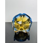 Josef Hospodka (1923-1989), Art Glass Ashtray, Chřibská Glassworks, Year 1964, Pattern 308