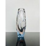 Jaroslav Beránek (1927 - 2005), Sommerso Glass Vase, Škrdlovice Glassworks, Year 1954, Pattern 5473/1