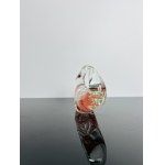Ivo Rozsypal (1942-2021), Rare Glass Object with Internal Spiral, Red
