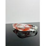 Ivo Rozsypal (1942-2021), Rare Glass Object with Internal Spiral, Red