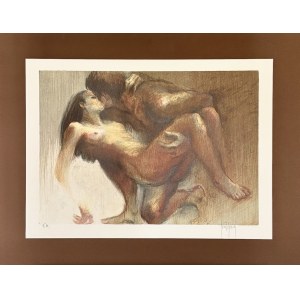 Francis Lassus de SAINT-GENIES (1925-2018), Le baiser (Bozk), 1977