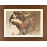 Francis Lassus de SAINT-GENIES (1925-2018), Le baiser (Pocałunek), 1977