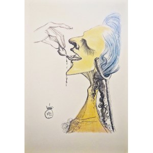 Salvador DALI (1904-1989), Little bird on tongue, from the series CASANOVA MEMORIES, 1980