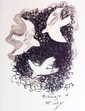 Georges Braque (1882-1963), Homage to Raoul Dufy, 1965