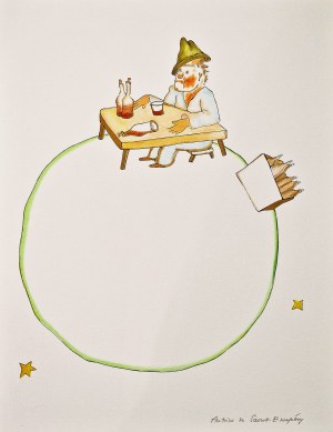 Antoine de Saint-Exupéry (1900 - 1944), Pijak na Planecie z cyklu Mały Książę, 2023 (1943)
