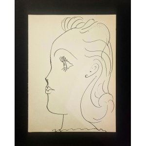 Pablo Picasso (1881-1973), Dora Maar z cyklu 40 dessins de Picasso en marge du Buffon, 1957