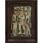 Alfred LENICA (1899-1977), Robotnicy odpoczywający, 1946