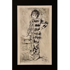 Bernard Locca (1926-1997) Arlecchino 1980 (1965)