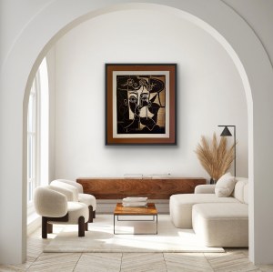 Picasso Pablo (1881-1973), Głowa kobiety w ozdobnym kapeluszu,1991(1962)