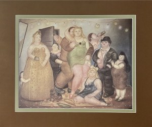 Fernando Botero (1932 - 2023) Dom Raquel Vegi (La casa de Raquel Vega) 1983
