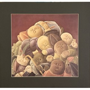 Fernando Botero (1932 - 2023) The eternal dream of the bishops (El sueño eterno de los obispos) 1976 (1965)
