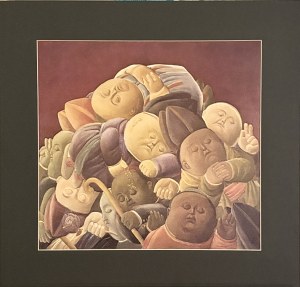 Fernando Botero (1932 - 2023) Sen wieczny biskupów (El sueño eterno de los obispos) 1976 (1965)