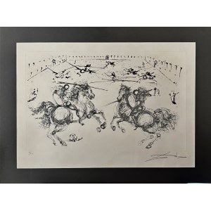 Salvador DALI (1904-1989), Combat de Cavaliers z cyklu La Vie est un songe, 1971