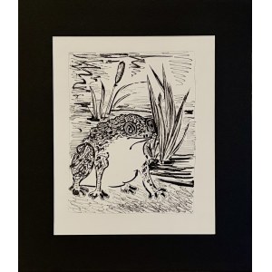Pablo Picasso (1881-1973), Ropucha (Le Crapaud) ze série 31 rytin k Buffonovým textům, 1970
